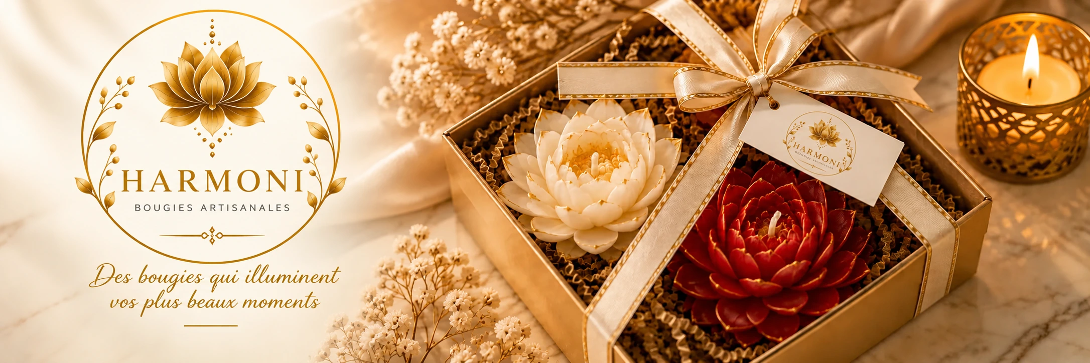 HARMONI bougies artisanales et coffret cadeau